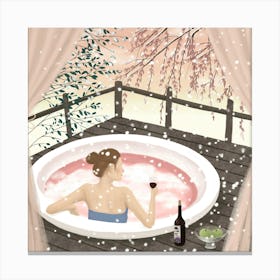 Bath Art Print Canvas Print