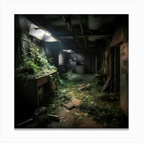 Abandoned Room 1 Canvas Print