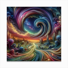 Psychedelic Painting 1 Canvas Print