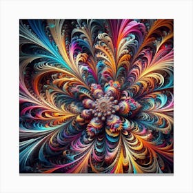 "Flower" Fractal Landscapes Collection [Risky Sigma] Canvas Print