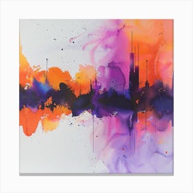 Abstract Cityscape 12 Canvas Print
