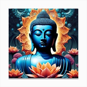 Buddha nirvana 1 Canvas Print