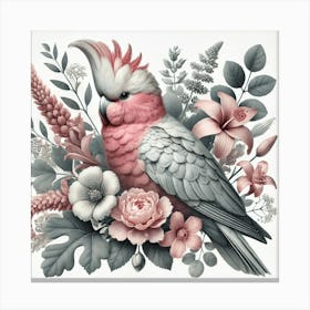 Pink Cockatoo Canvas Print