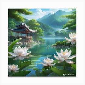 Water Lilies 7 Canvas Print