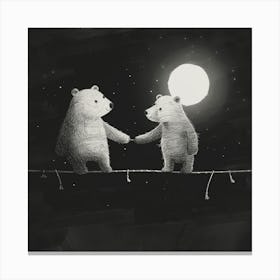 Polar Bears Canvas Print