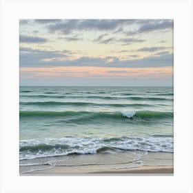 Sunset At The Beach 9 Canvas Print