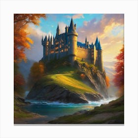 Hogwarts Castle 12 Canvas Print