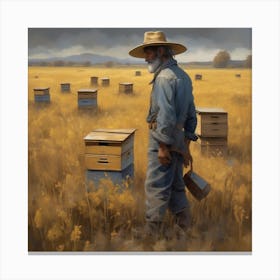 The Bee Keeper Canvas Print