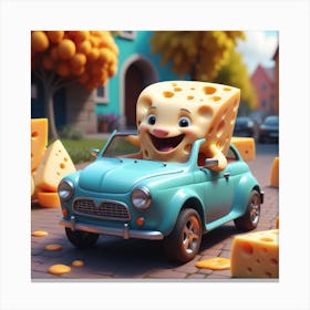 Cheese Car Canvas Print