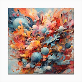 Abstract Painting Canvas Print