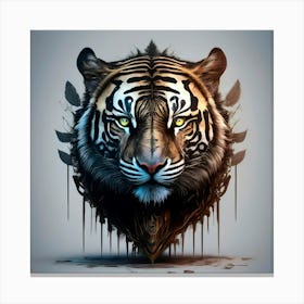 Tiger Head 1 Canvas Print