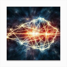 Abstract Concept Of The Brain Canvas Print