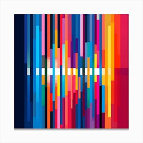 Abstract Stribes Canvas Print