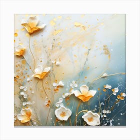 Abstract Of Flowers Canvas Print