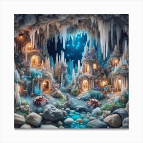 Crab Cave Neighborhood Canvas Print