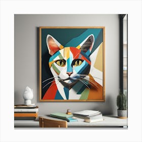 picasso cat 4 Canvas Print