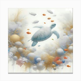 Animal Creative Portrai Illustrationt 25 Canvas Print