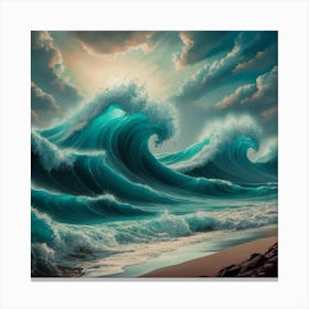 Ocean Waves Canvas Print