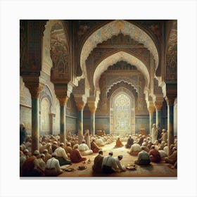 Islamic Prayer 3 Canvas Print