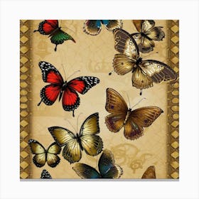 Butterfly Wall Art Canvas Print
