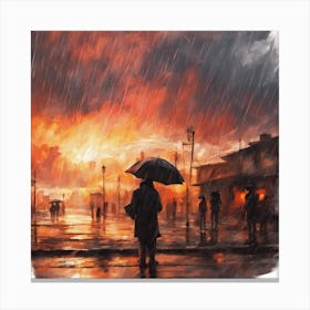 Rainy Day Canvas Print