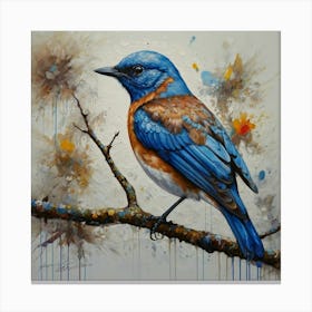 Bluebird Canvas Print