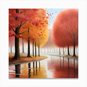 Autumn Reflections Canvas Print