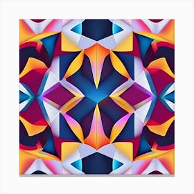 Abstract Geometric Pattern 2 Canvas Print