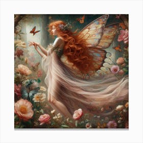 Fairy In The Forest 39 Canvas Print