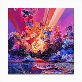 Sunset In The Sky Canvas Print