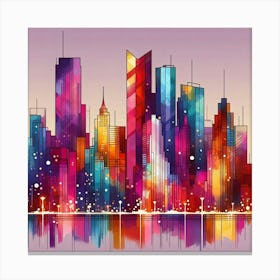 City Skyline Canvas Print