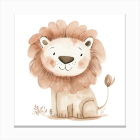 Lion Print Canvas Print