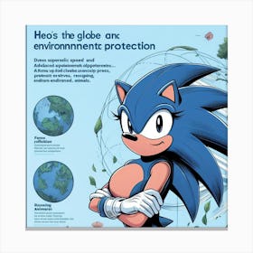 Sonic The Hedgehog 4 Canvas Print