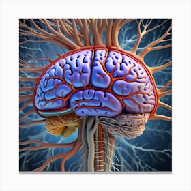 Human Brain 86 Canvas Print