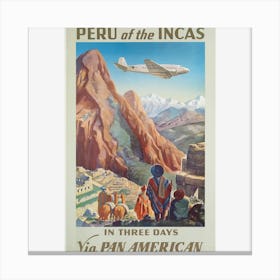 Peru Of The Incas Canvas Print