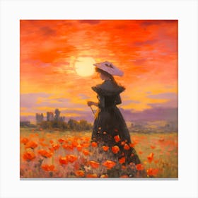 Poppy Field 2 Canvas Print