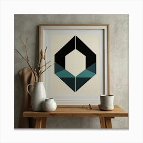 Geometric Print Canvas Print