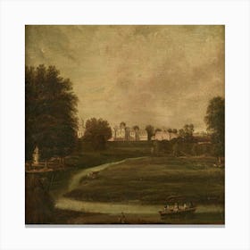 View Of A Castle Canvas Print