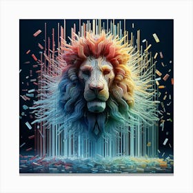 Lion Head 6 Canvas Print