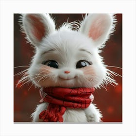 Cute Bunny 25 Canvas Print