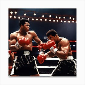 boxing legends Canvas Print