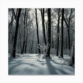 Winter Forest 1 Canvas Print