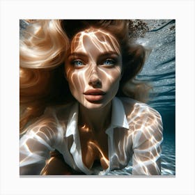 Underwater Beauty Canvas Print