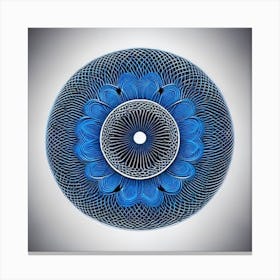 Spirogram Canvas Print