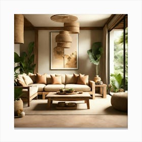 Modern Living Room 147 Canvas Print