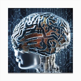 Brain Of A Computer Canvas Print