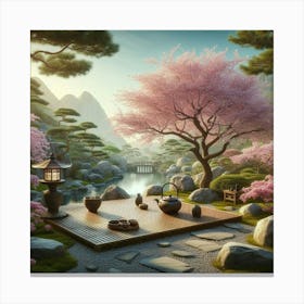 Japanese Garden 1 Canvas Print