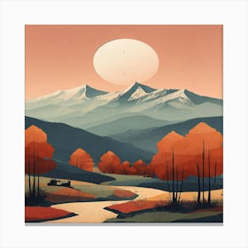 Autumn Landscape 3 Canvas Print