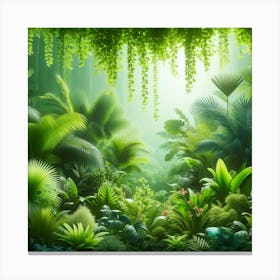 Tropical Forest 2 Canvas Print
