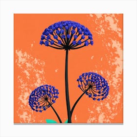 Blue Flower 35 Canvas Print